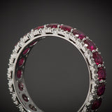 <span class="subtitlerp">Romancína Collection</span><br /><br />Ruby and Diamond Eternity Ring